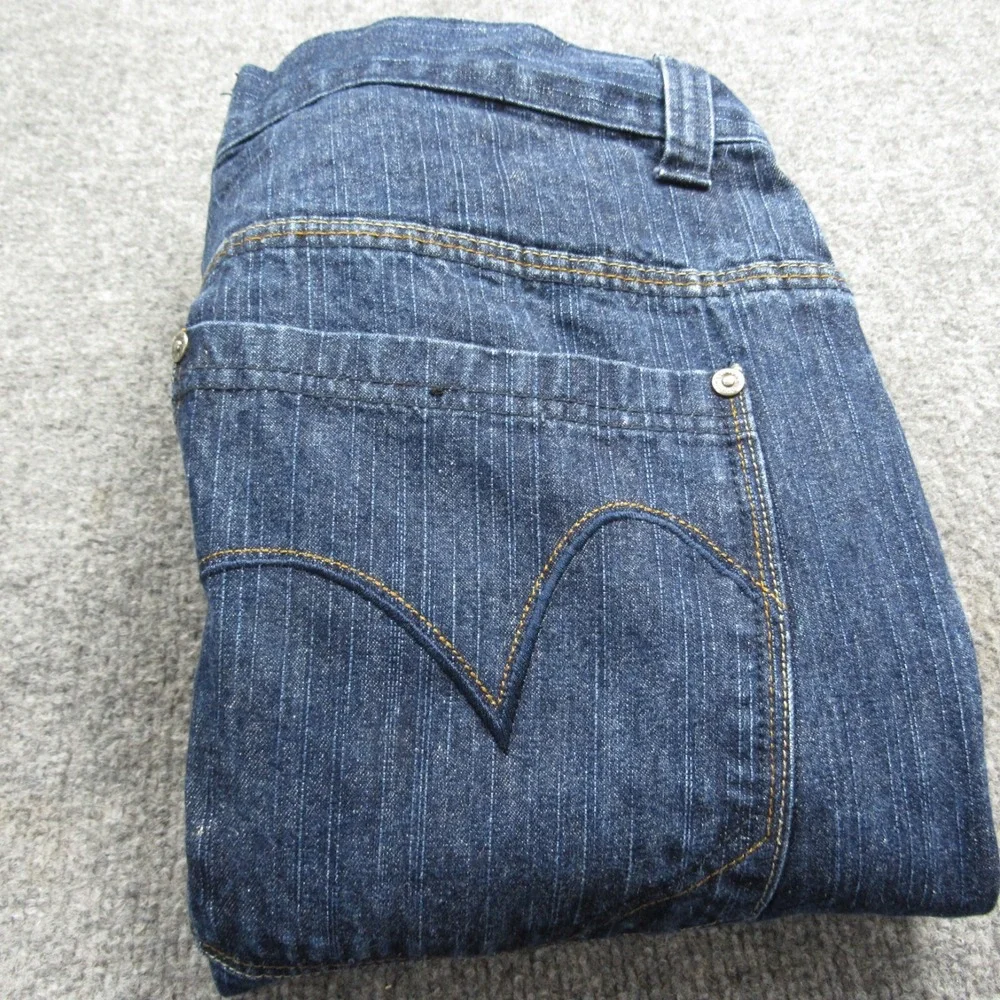 Vintage Dtek Jeans ‎ Mens 40x32 Y2K Straight Leg Baggy Relaxed Grunge Grommets